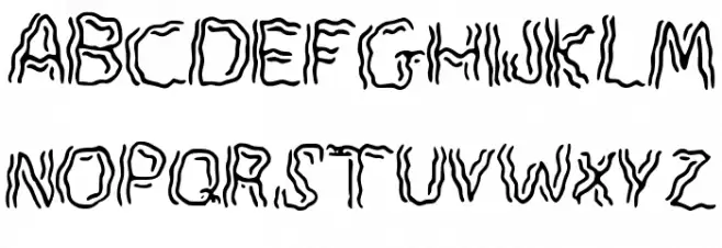 Spook Font Litere mari