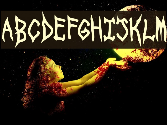 SpookShow Undead Font examples