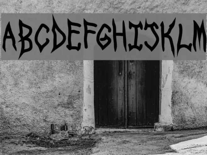SpookShow Undead Font examples