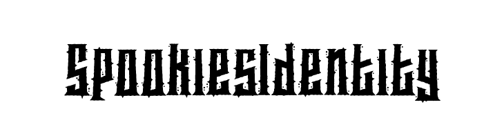 Spookies Identity  Free Fonts Download