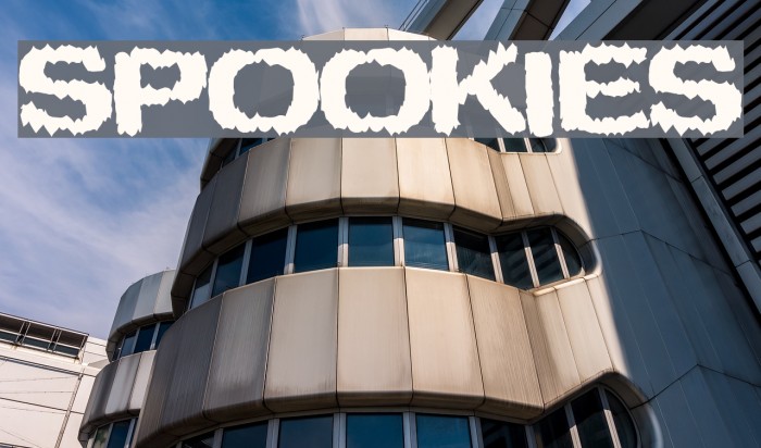 Spookies Font examples