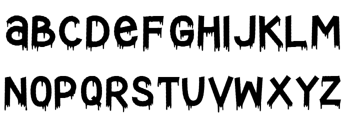 Spooktober Font Litere mari