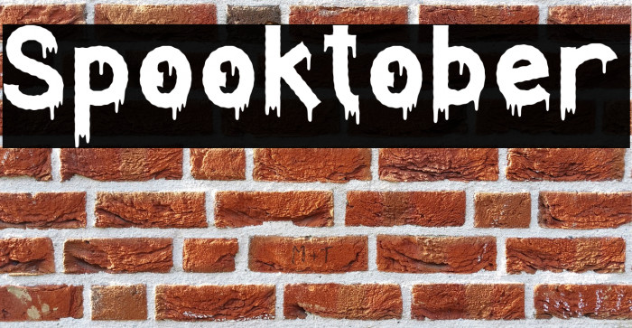 Spooktober Font examples