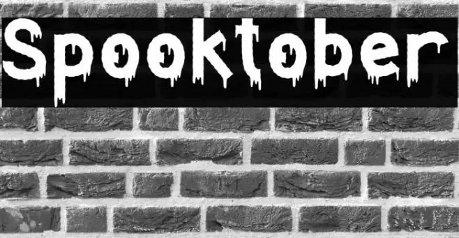 Spooktober Font examples