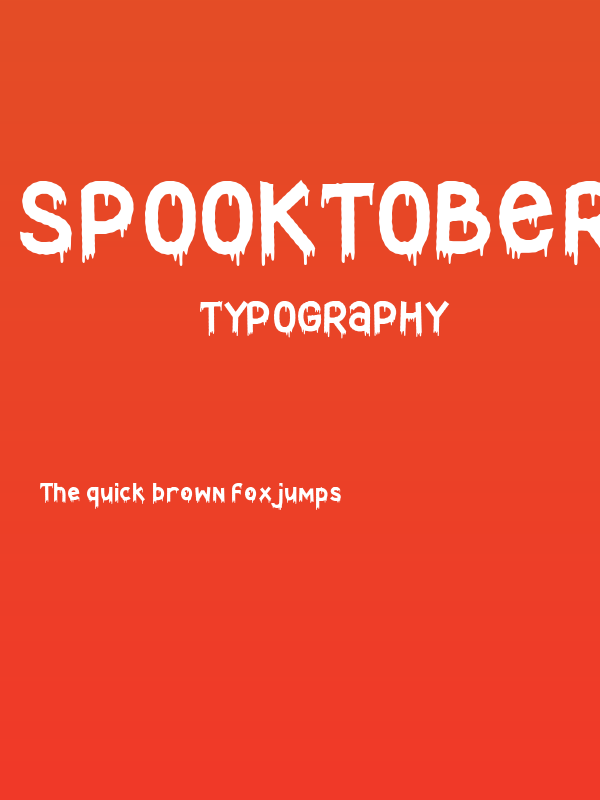 Spooktober Poster