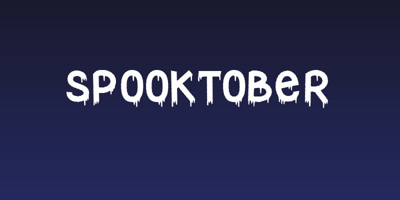 Spooktober Social Header
