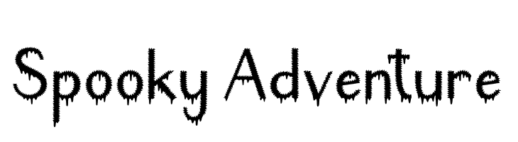 Spooky Adventure  baixar fontes gratis