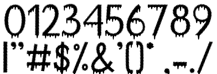 Spooky Adventure Font OTHER CHARS