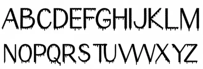 Spooky Adventure Schriftart Groß