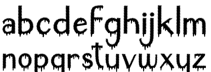 Spooky Adventure Font LOWERCASE