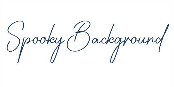 Spooky Background Logo