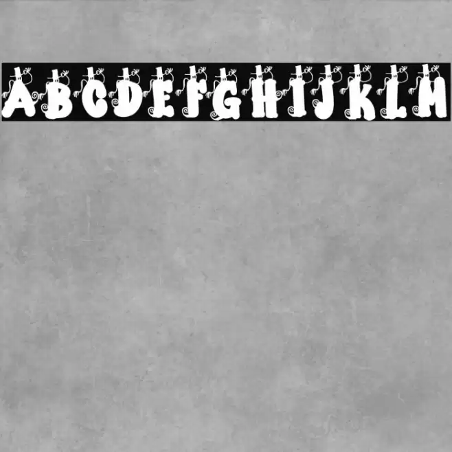 Spooky Barbiey Font examples