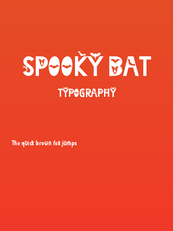 Spooky Bat Poster