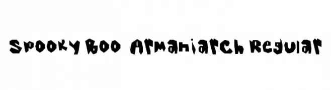 Spooky Boo _ Armaniarch Regular 