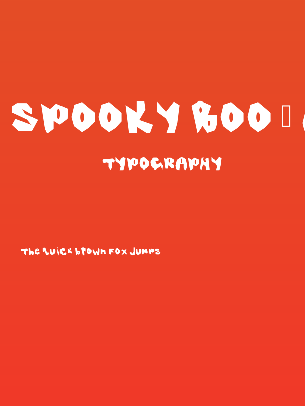 Spooky Boo _ Armaniarch Regular Poster
