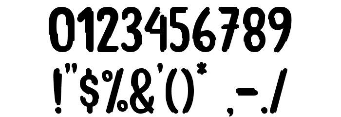 Spooky Booah Font OTHER CHARS
