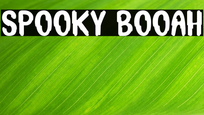 Spooky Booah Example 3