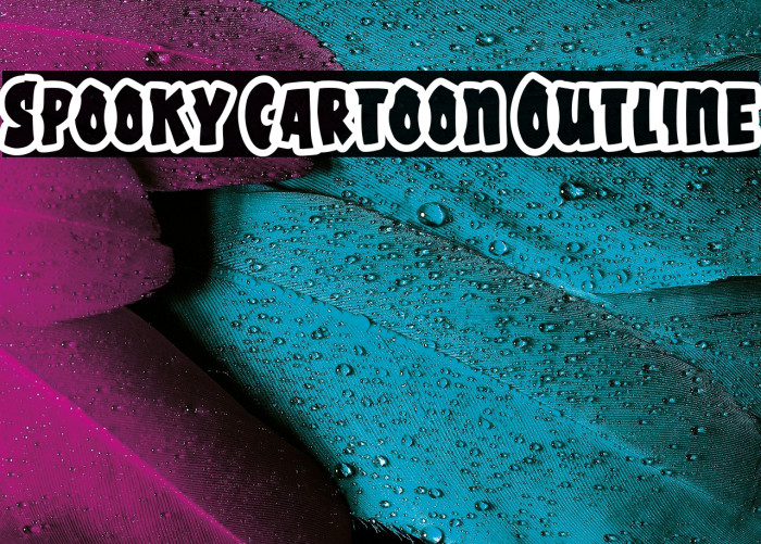 Spooky Cartoon Outline Example 2