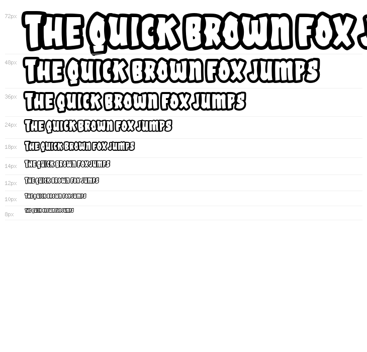 Spooky Cartoon Outline Waterfall