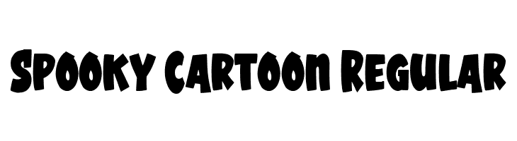 Spooky Cartoon Regular  les polices de caractères gratuit tlcharger