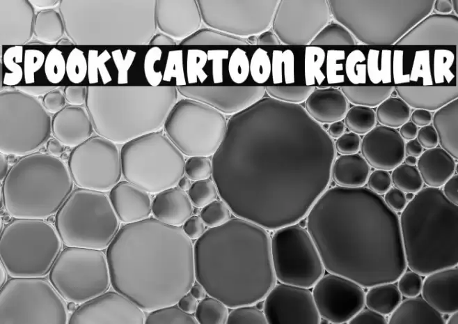 Spooky Cartoon Regular フォント examples