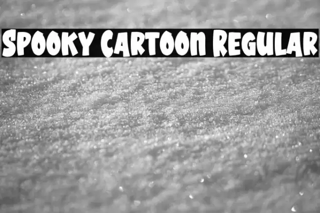 Spooky Cartoon Regular フォント examples