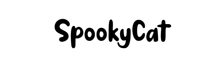 Spooky Cat  フリーフォントのダウンロード