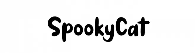 Spooky Cat  Fuentes Gratis Descargar