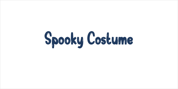 Spooky Costume Logo