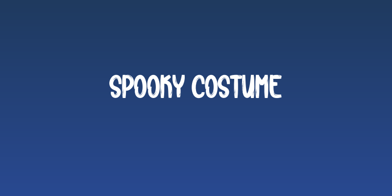 Spooky Costume Social Header