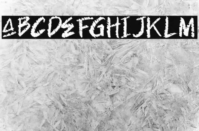 Spooky Crack Font examples