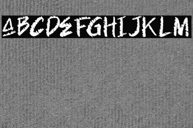 Spooky Crack Font examples