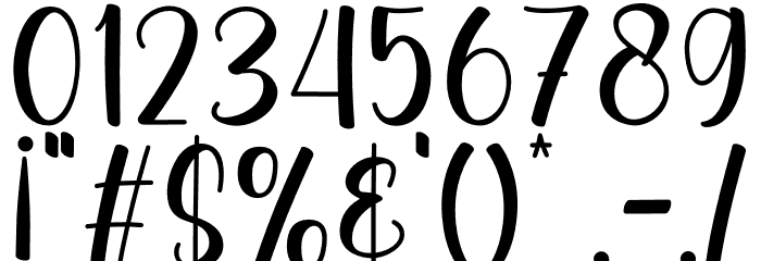 Spooky Dance Font OTHER CHARS