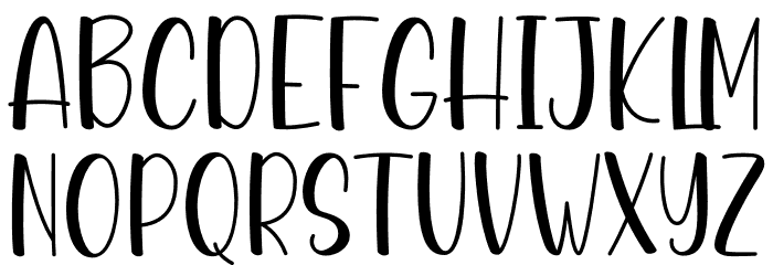 Spooky Dance Font UPPERCASE