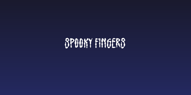 Spooky Fingers Social Header