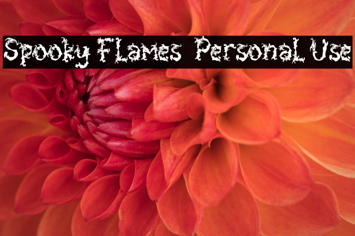 Spooky Flames - Personal Use Example 2