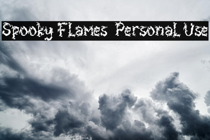 Spooky Flames - Personal Use Example 3