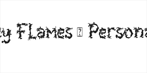 Spooky Flames - Personal Use Logo