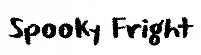 Spooky Fright  Frei Schriftart Herunterladen