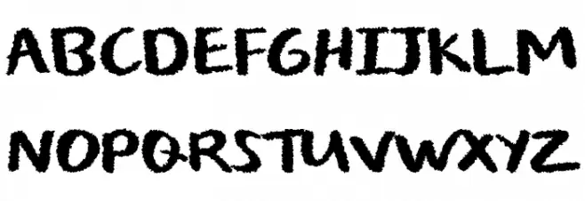 Spooky Fright Font Litere mari