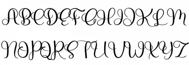 Spooky Garden Schriftart Groß