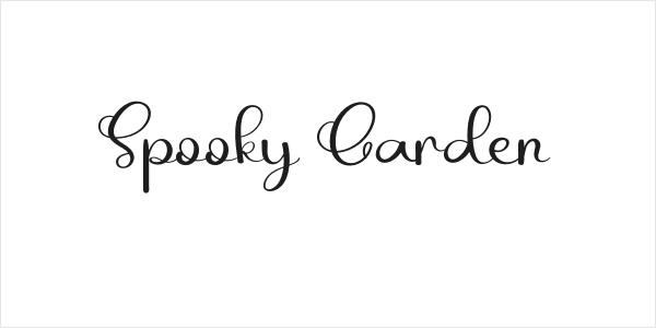 Spooky Garden Logo