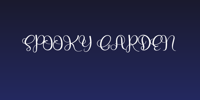 Spooky Garden Social Header