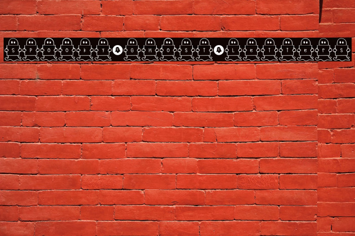 Spooky*Ghost*Letters Example 2