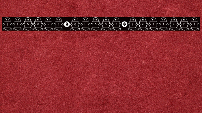 Spooky*Ghost*Letters Example 3