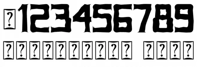 Spooky Ghost - Personal Use Font OTHER CHARS