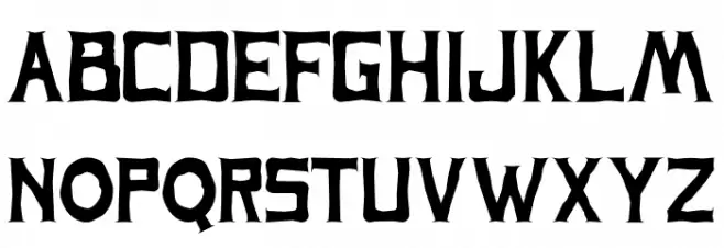 Spooky Ghost - Personal Use フォント 大文字