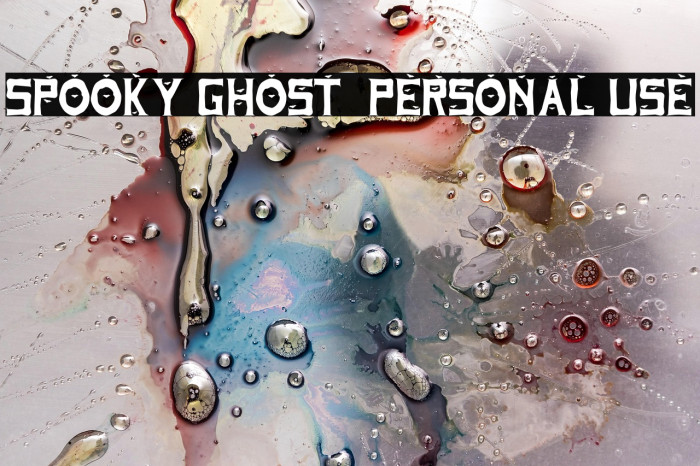 Spooky Ghost - Personal Use Example 3