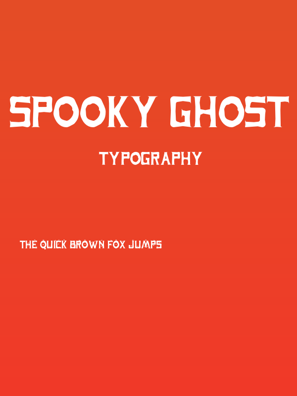 Spooky Ghost - Personal Use Poster