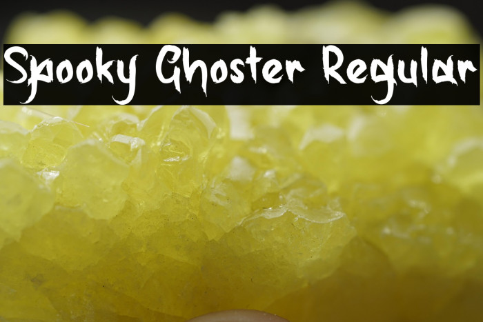 Spooky Ghoster Regular Example 1